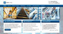 Desktop Screenshot of crestlifts.com